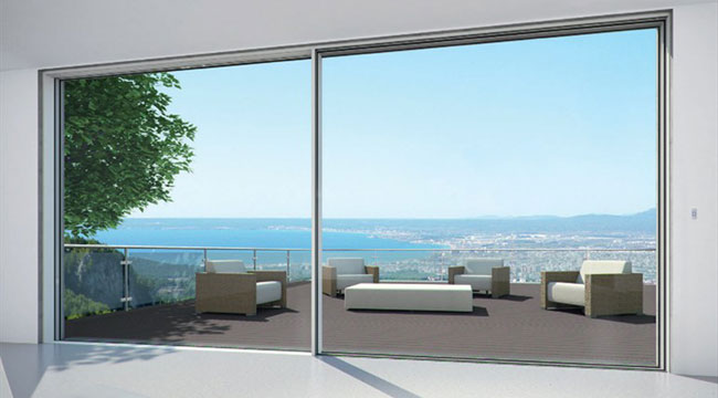 Schuco ASS77PD power opening patio doors