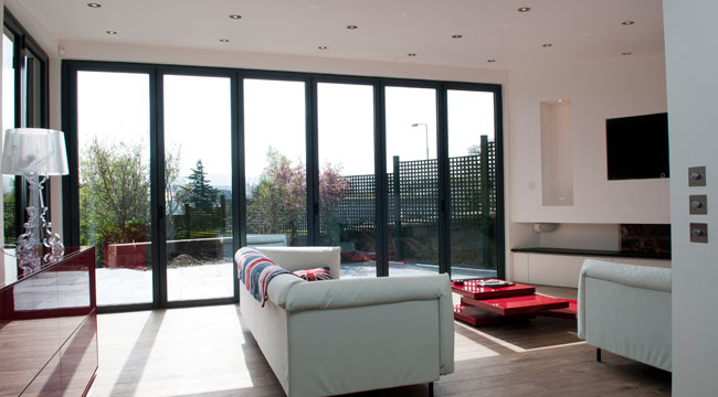 Compare Bifold doors in stylist home