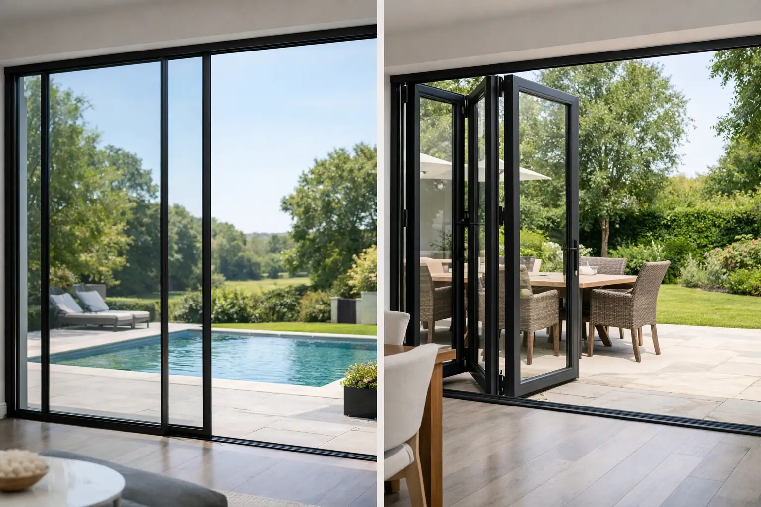 Slimline Patio Doors vs Bifolds