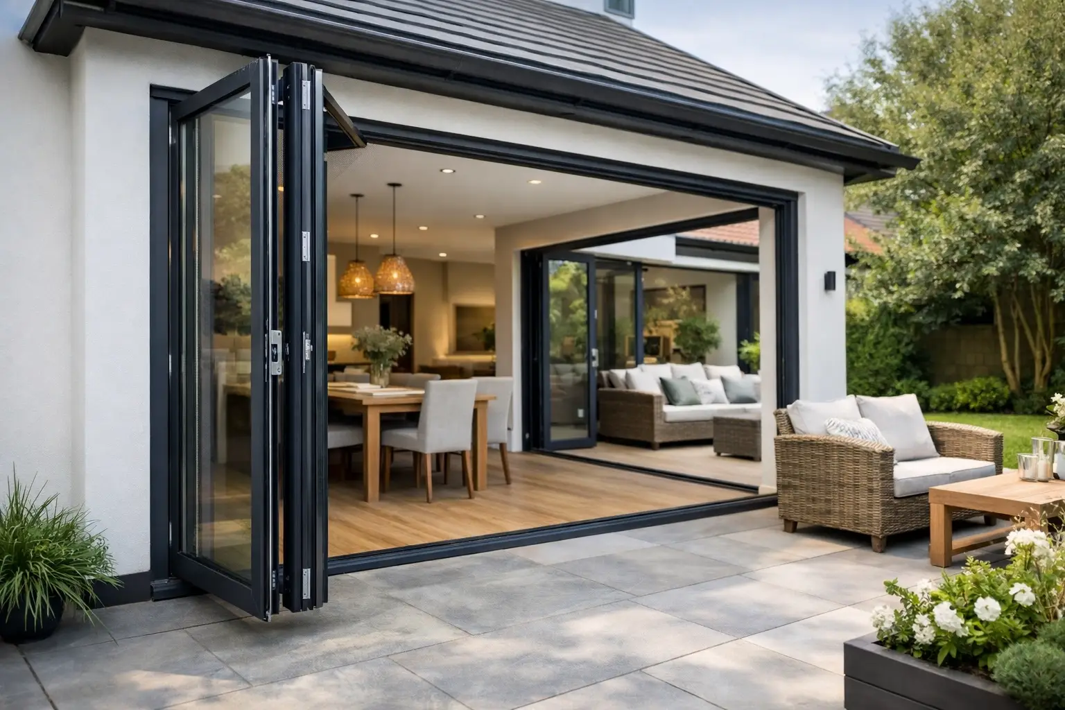 A Bifold Door Extension Example That Works
