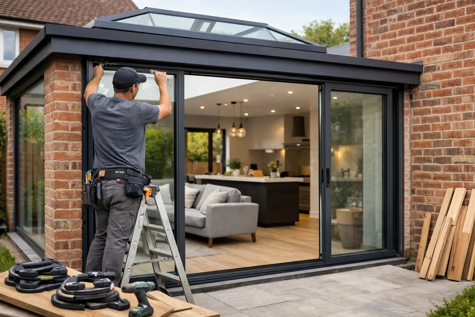 A Self Build Glazing Project Example for Extensions
